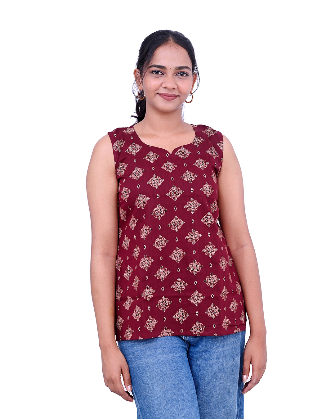 Ethnic Motif Cotton Top