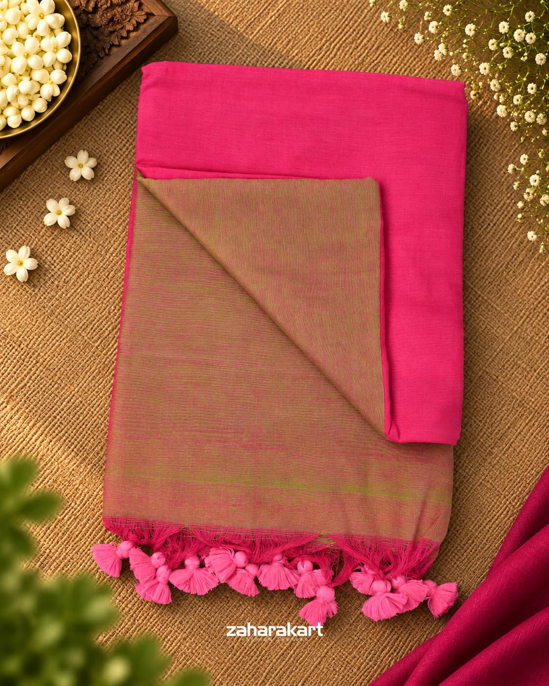 Khadi Cotton - Pink
